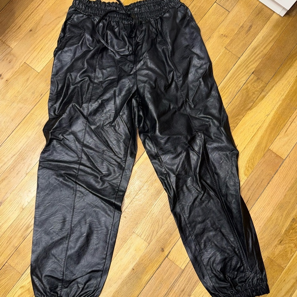 Boohoo Charcoal Textured Pants